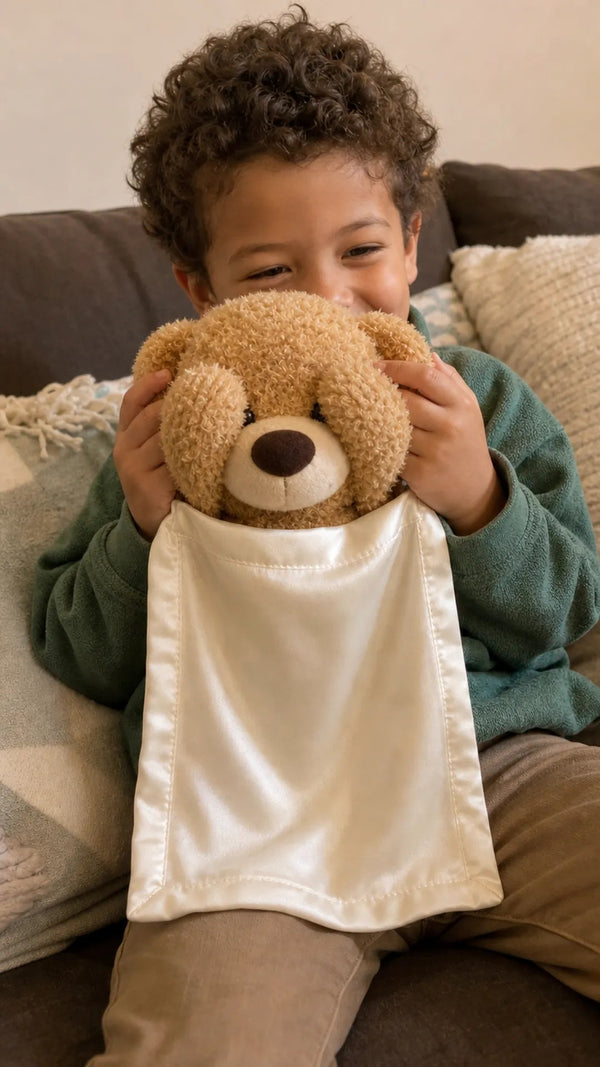 Peekaboo Teddy Criativae - Plush Bear That Plays Peekaboo With Your Baby