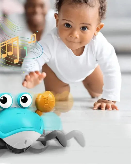 Scuttle Crab Criativae - Crawling Baby Toy with Obstacle Sensor
