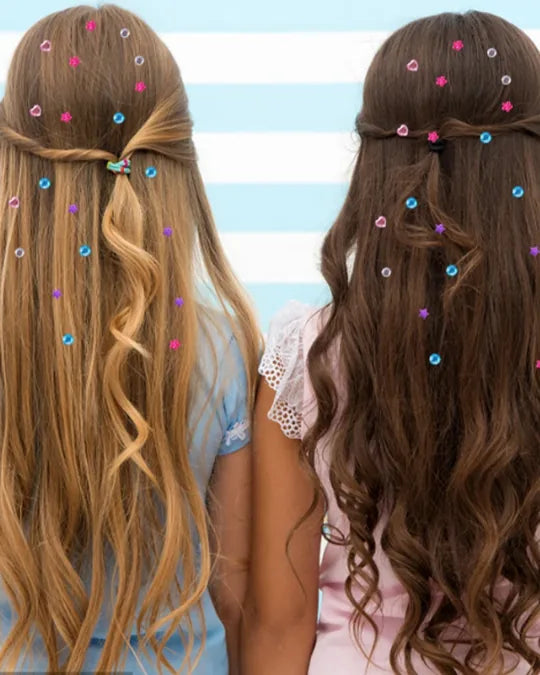 Hair Glam Criativae - Kids Rhinestone Hair Styler, No Glue
