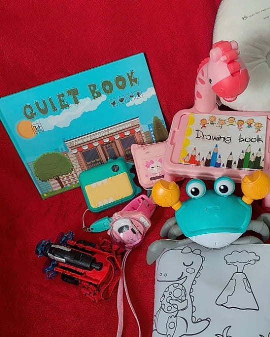 QuietBook Criativae - Montessori Busy Book With Velcro Activities