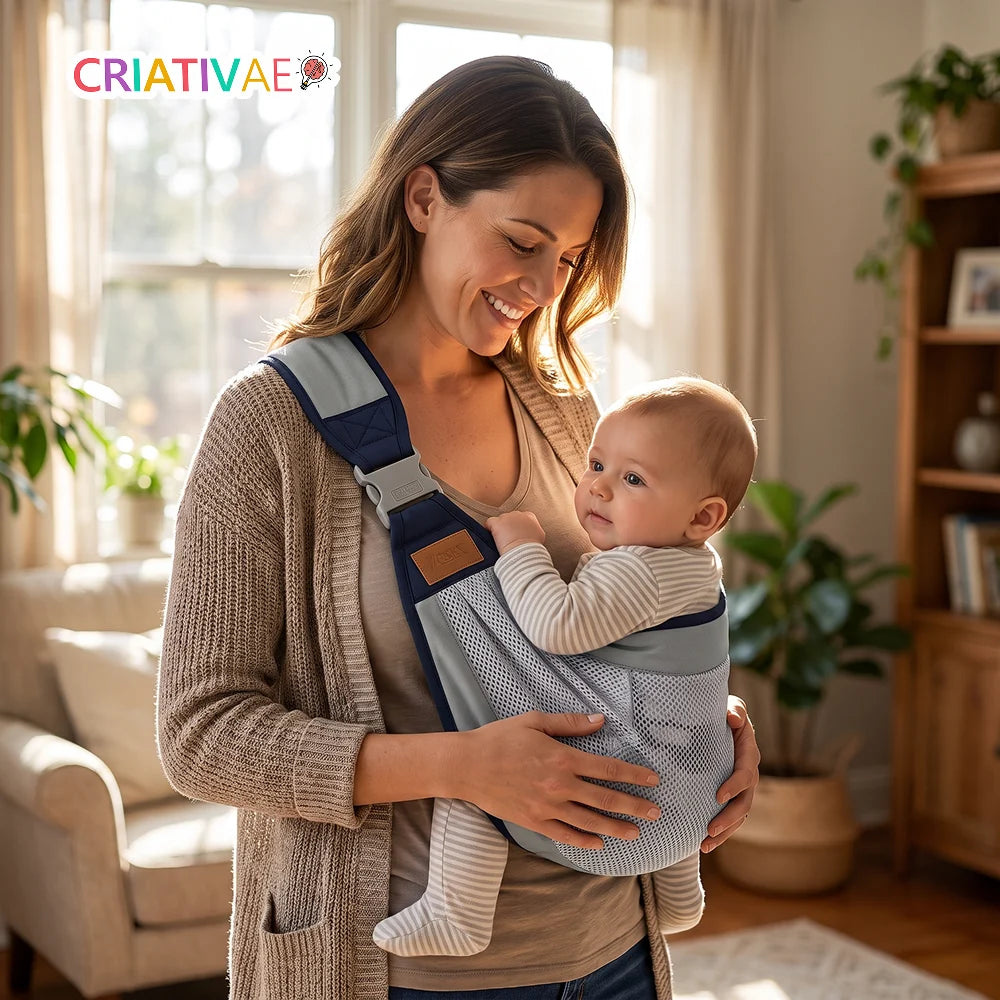 Kangu Sling Criativae - Adjustable Baby Carrier Sling for Hands Free Days