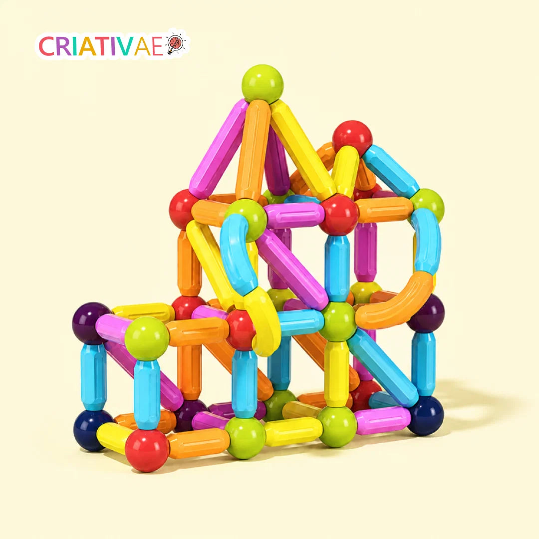 Magna Kids Criativae - Magnetic Sticks and Balls Building Set