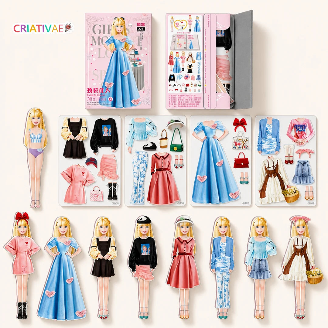 Styldoll Criativae - Magnetic Dress Up Doll with Endless Outfits