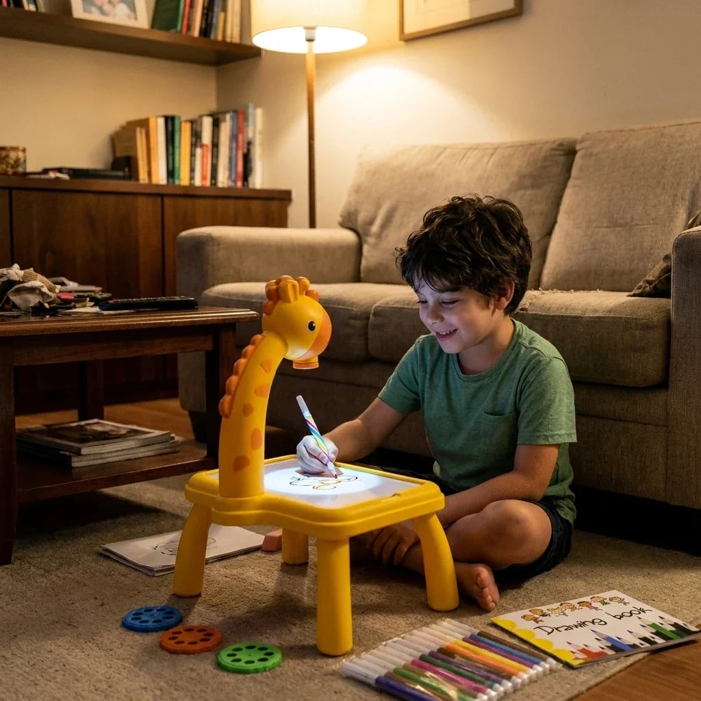 Nachher — Table Kids Criativae - Kids Drawing Projector Table