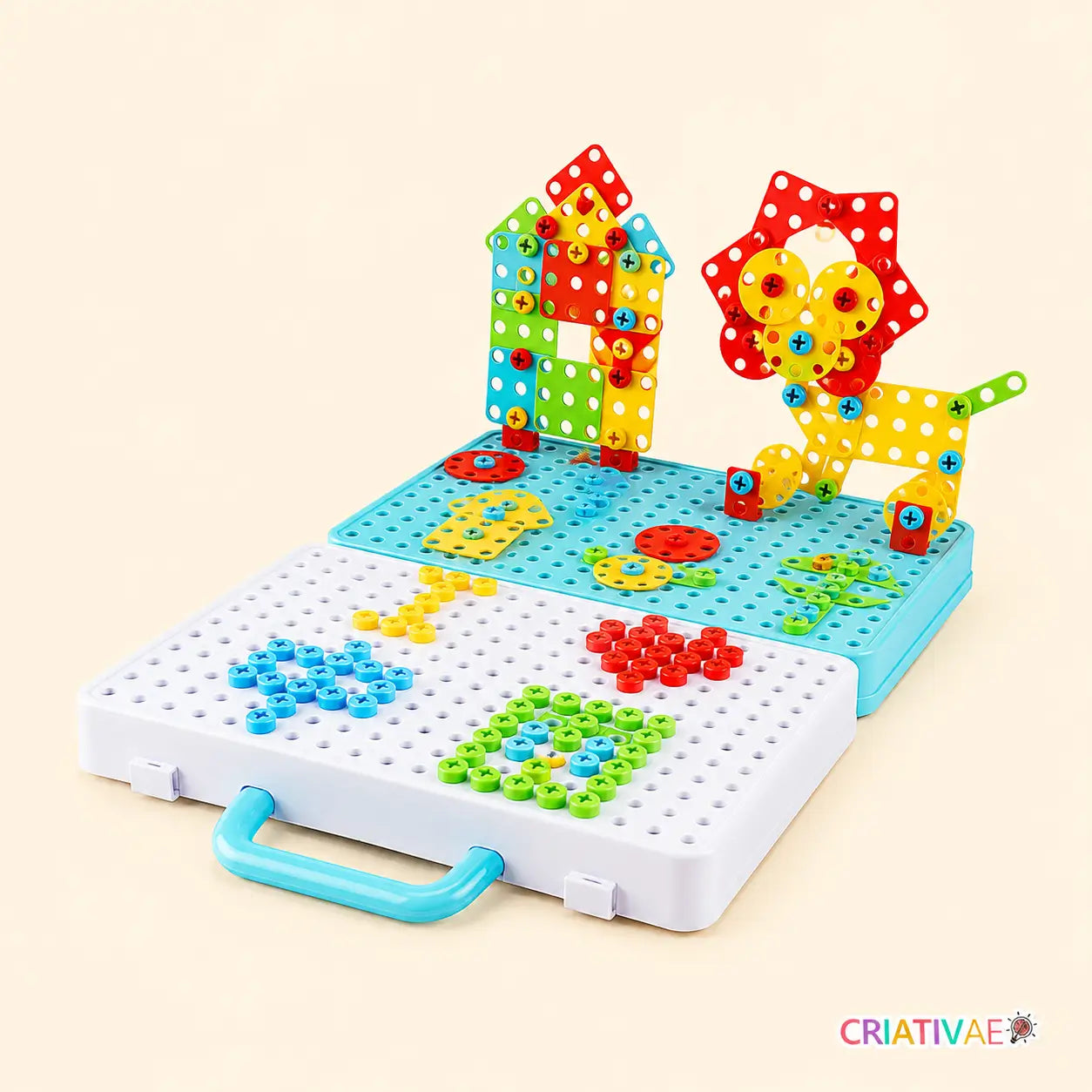 Tecto3D Criativae — Kids Drill & Build STEM Mosaic Set