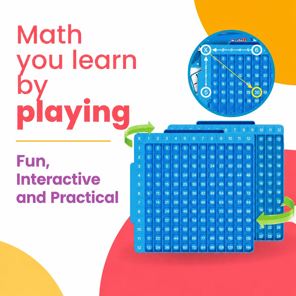 Pop It Math Kit Criativae - Fractions and Operations Interactive Kit