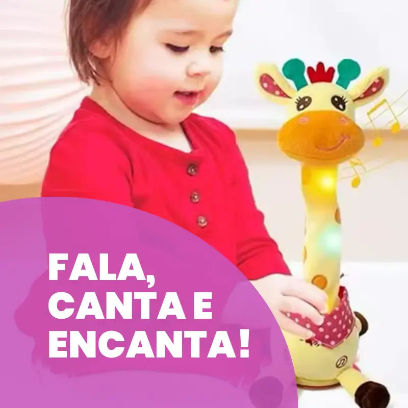Dancing Giraffe Criativae - Talking Plush That Repeats Your Child