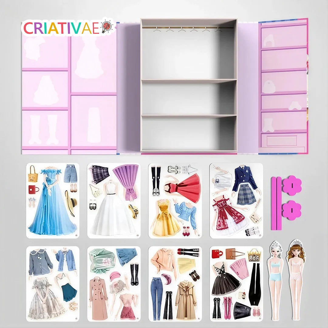 Styldoll Criativae - Magnetic Dress Up Doll with Endless Outfits