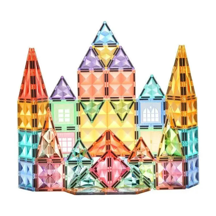 70-Piece Magnetic Building Set with Extra Strong and Safe Magnets