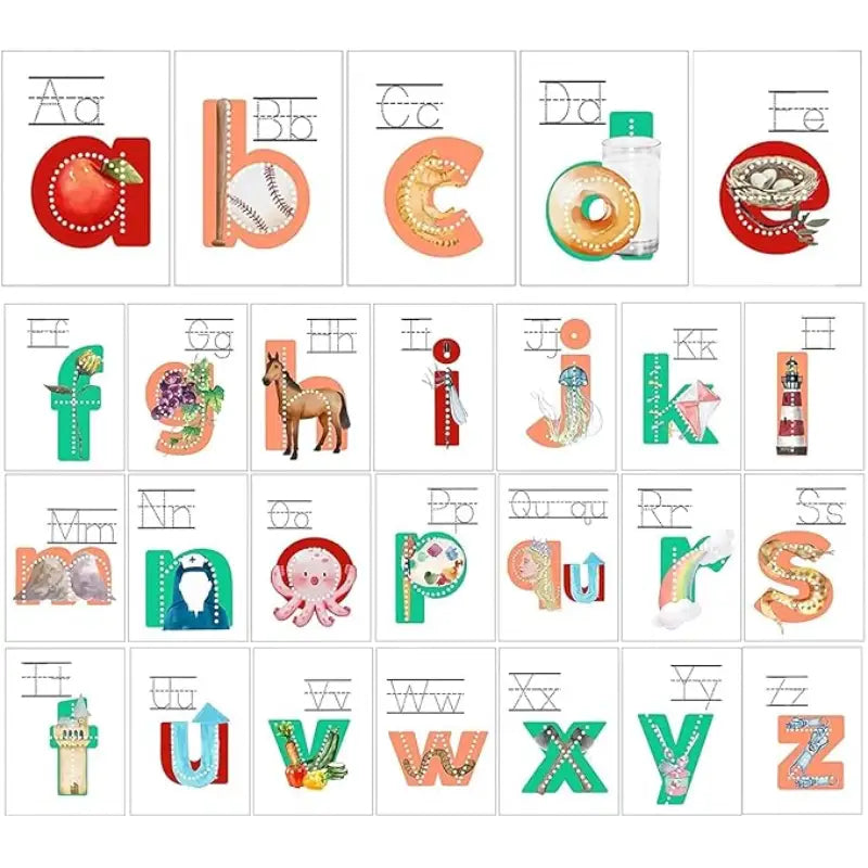 Lit Letters Phonics Learning Toolkit - Mnemonic Flashcards for Spelling and Word Building for Preschoolers | CRIATIVAE