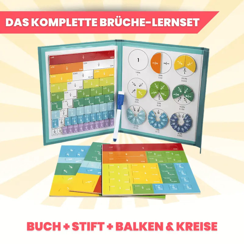 Montessori Magnetisches Bruchbuch – Criativae