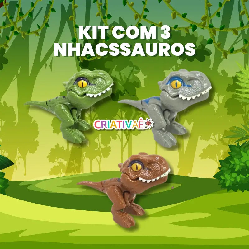 Snappysaurus Criativae - Fidget Dinosaurs with Snapping Jaws