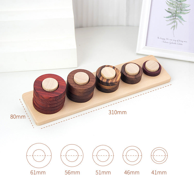 Deluxe-Kollektion natürlicher Lernspielzeuge aus Holz