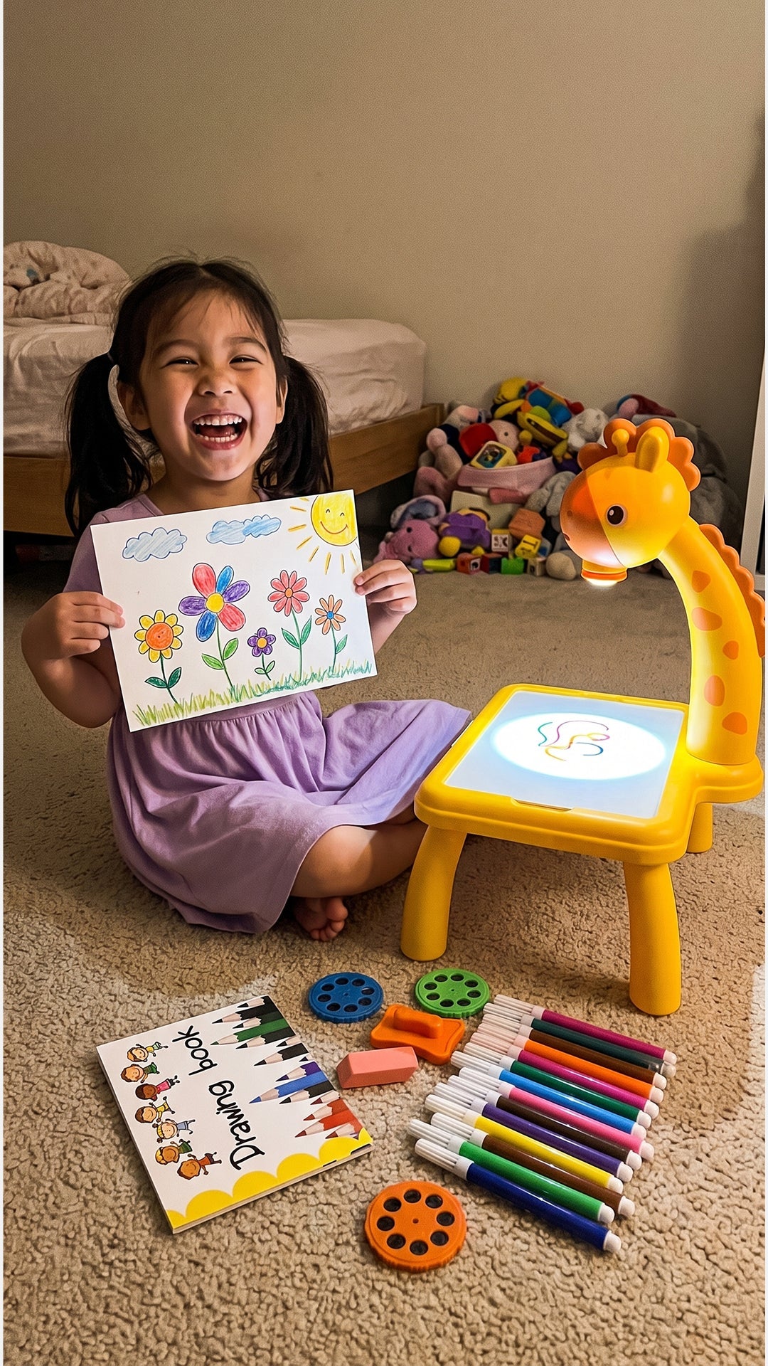 Table Kids Criativae - Kids Drawing Projector Table