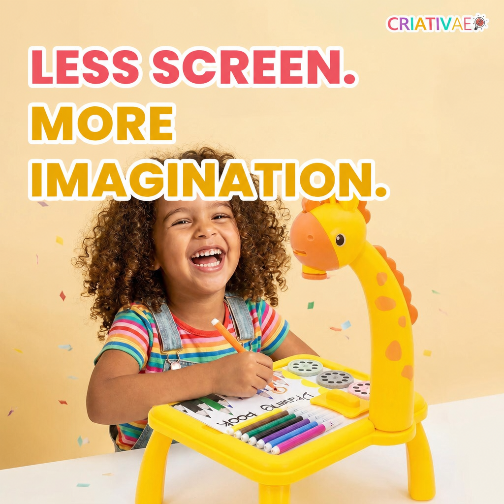 Table Kids Criativae - Kids Drawing Projector Table