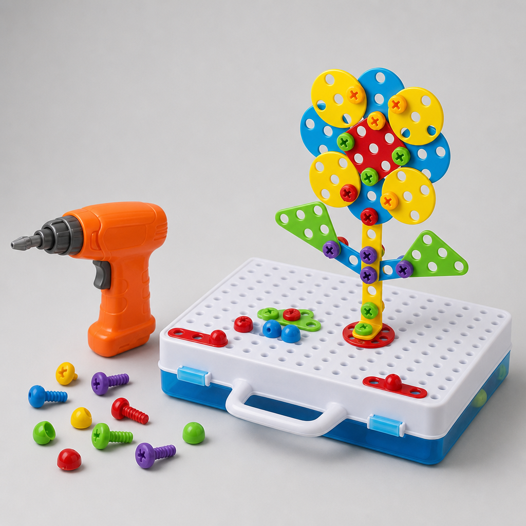 Tecto3D Criativae — Kids Drill & Build STEM Mosaic Set