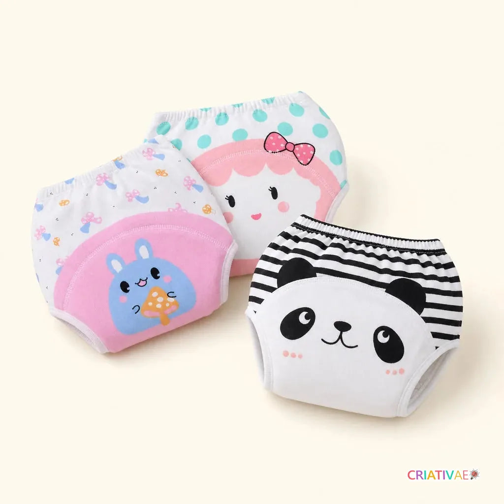 Cute Baby Criativae - Reusable Potty Training Pants 3 Pack