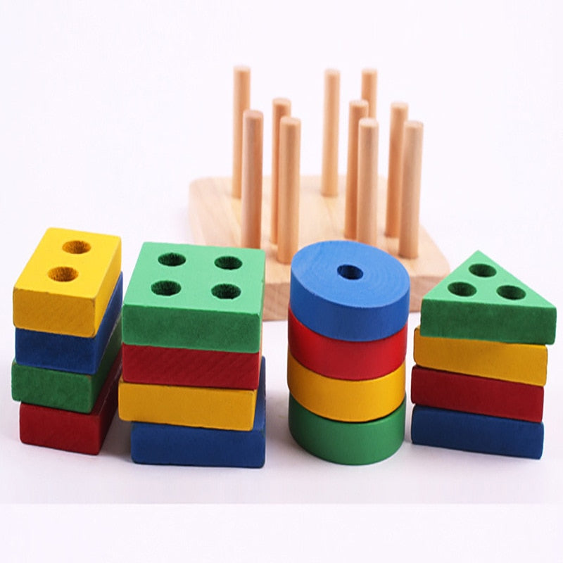 Cartoon-Puzzles aus Holz für Kinder – Lernspielzeug zur Entwicklung der Intelligenz