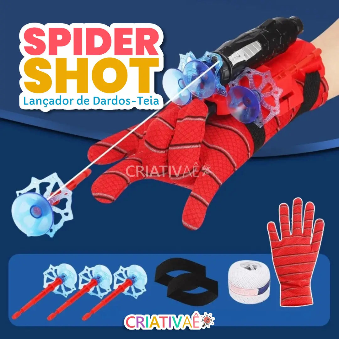 Spider Shot Criativae - Web Launcher With Suction Cup Darts