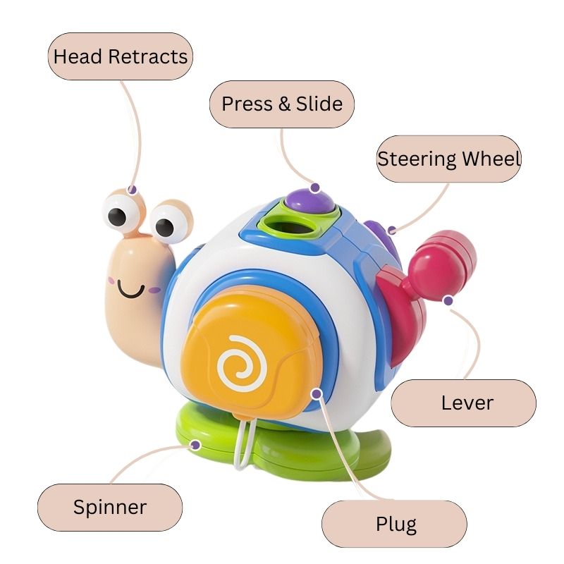 Colorful Snail Activity Orb