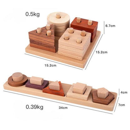 Deluxe Natural Wooden Learning Toy Collection