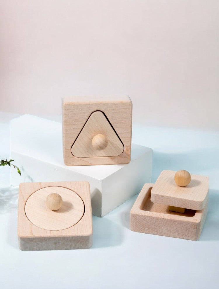 Wooden Shape Sorting Board for Young Children
