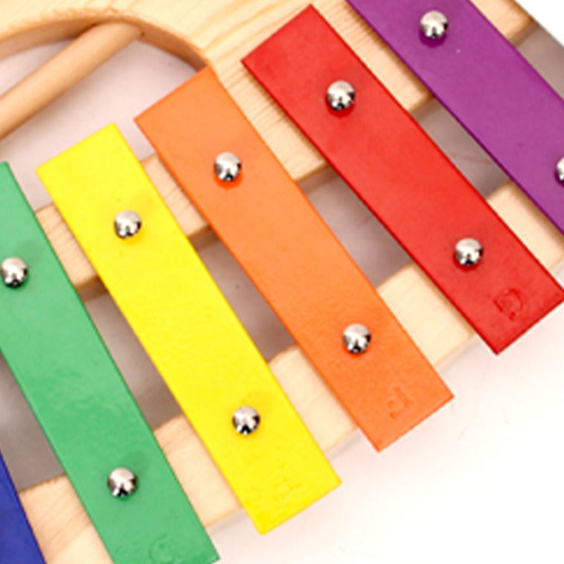 Children's 8-Note Wooden Xylophone
