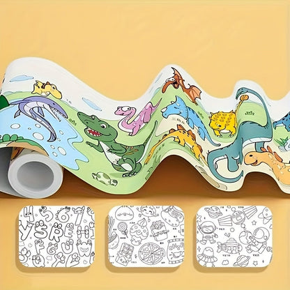 Long Drawing Roll for Kids – Foldable, Creative Fun | Art & Learning Gift