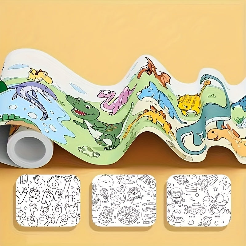 Long Drawing Roll for Kids – Foldable, Creative Fun | Art & Learning Gift