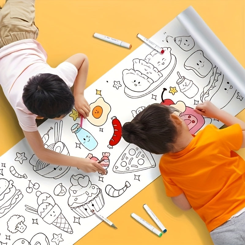 Long Drawing Roll for Kids – Foldable, Creative Fun | Art & Learning Gift