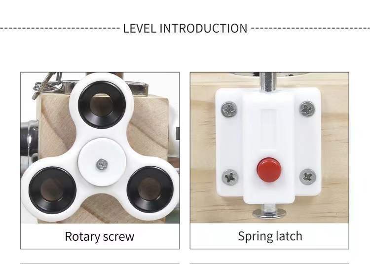 Montessori Fidget Cube Drukbord