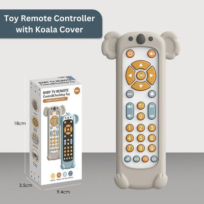 Remote Control Toy with Silicone Koala Case, Sound Effects, and Multilingual Options
