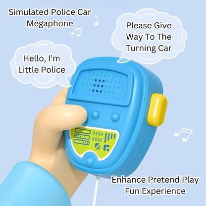 Interaktives Fahrsimulator-Spielzeug für Kleinkinder mit Soundeffekten und Steuerung