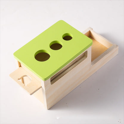 Montessori Visual Tracking Box für Objektpermanenz