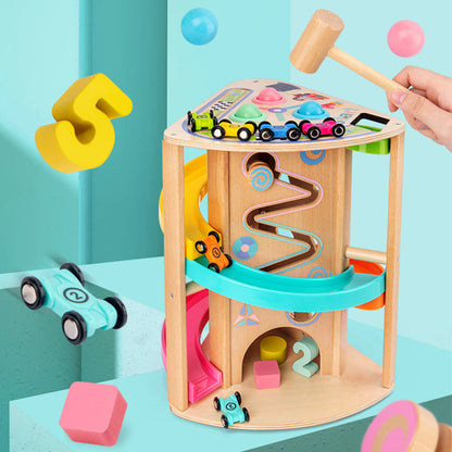 Engaging Toddler Activity Hub | Multi-Level Car Racing Track