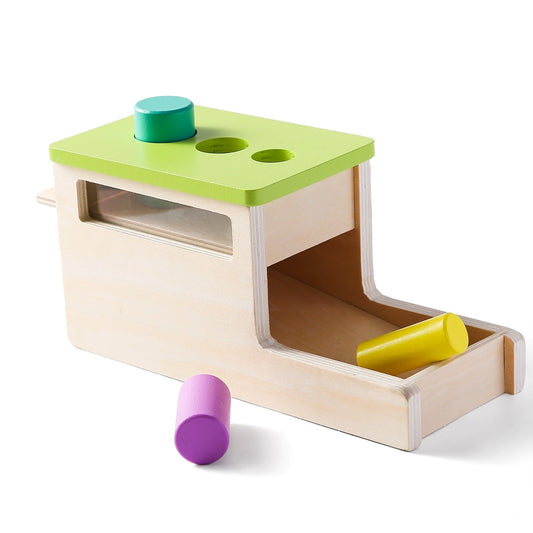 Montessori Visual Tracking Box für Objektpermanenz