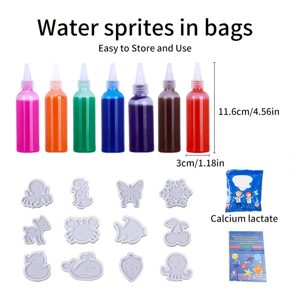 Magic Water Elf Gel Toy Set – DIY Art Kit with Molds & Color Gel
