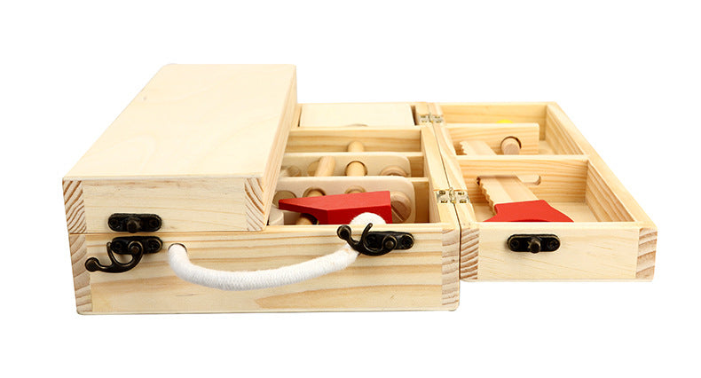 Wooden Tool Kit Storage Set