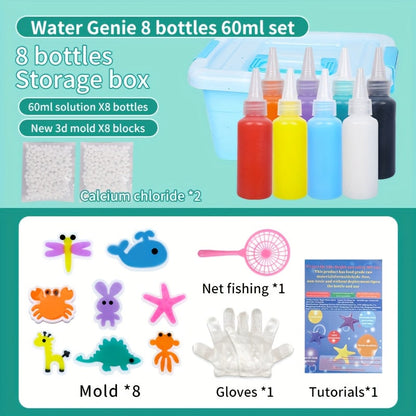 Magic Water Elf Gel Toy Set – DIY Art Kit with Molds & Color Gel
