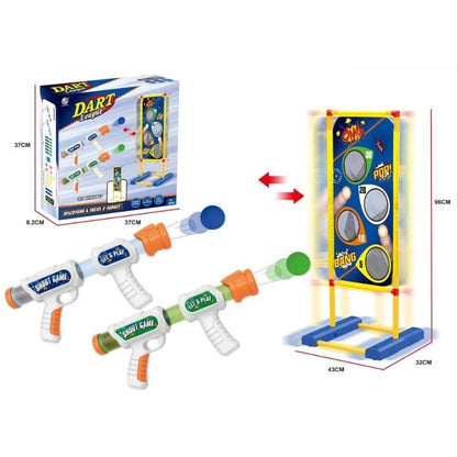 Interaktiver Zielblaster mit Bohnensack-Wurfspiel