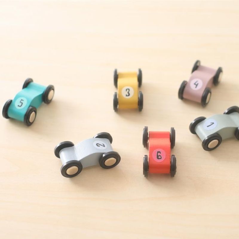 Versatile Dual-Sided Roll-Up Canvas Playmat with Wooden Cars and Adventure Game