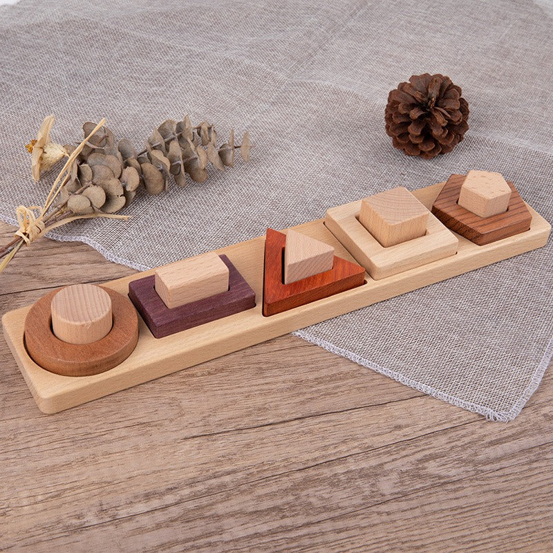 Deluxe Natural Wooden Learning Toy Collection