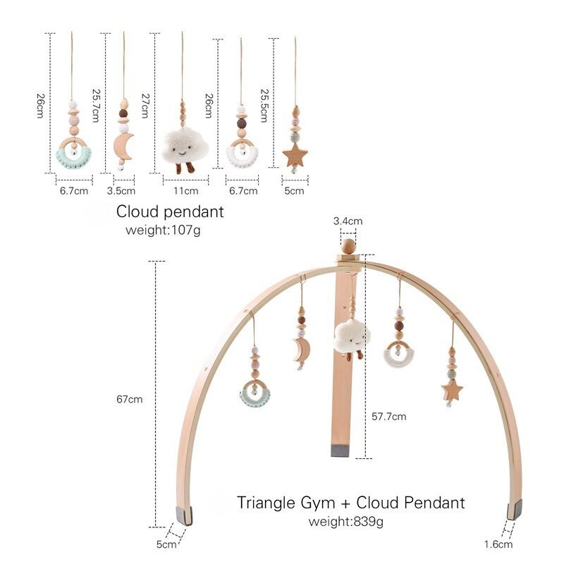 Wooden Baby Activity Gym Frames