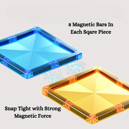 Assorted Magnetic Tiles and Marble Run Sets