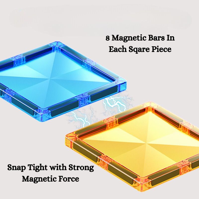 Assorted Magnetic Tiles and Marble Run Sets