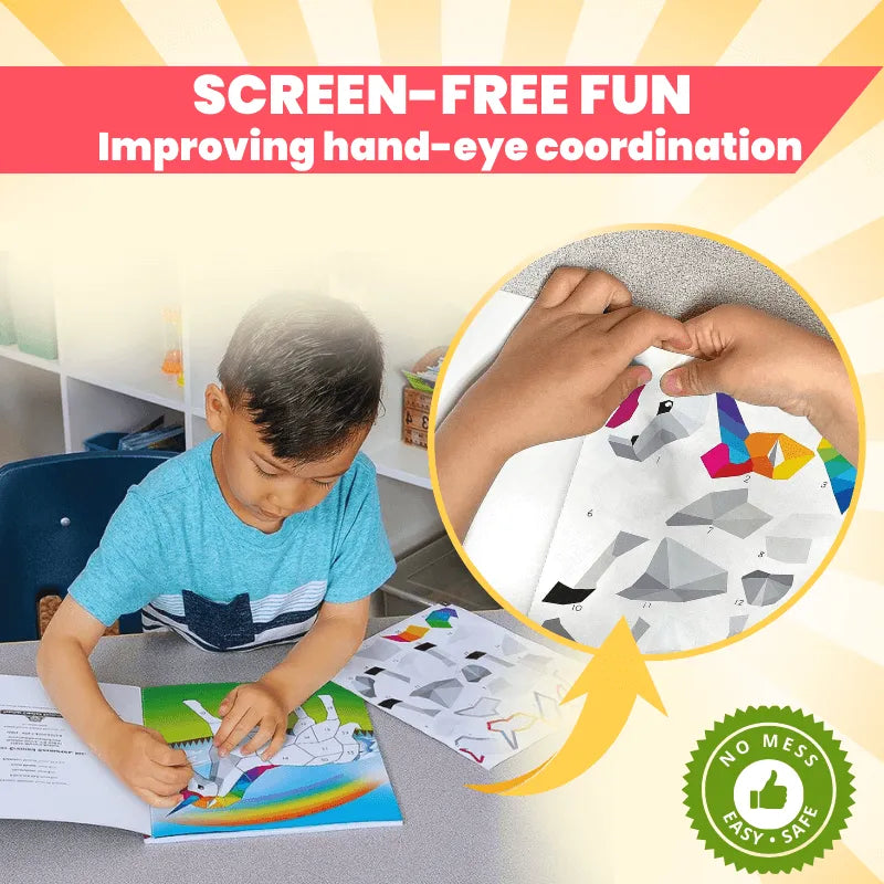 Creative 3D Sticker Puzzle for Kids – Educational & Fun Craft Kit