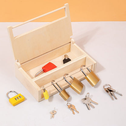 Montessori Engaging Lock and Key Activity Box