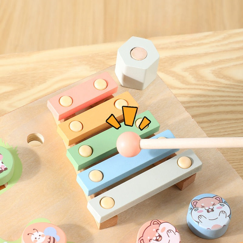 Dual-Sided Montessori Activity Board