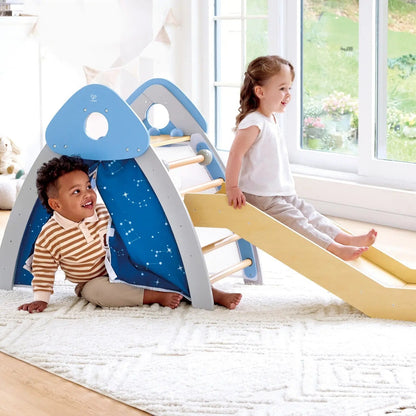 Veelzijdige 4-in-1 klim- en glijspeelmat