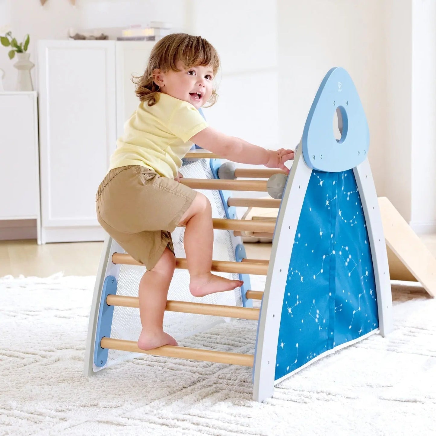Veelzijdige 4-in-1 klim- en glijspeelmat